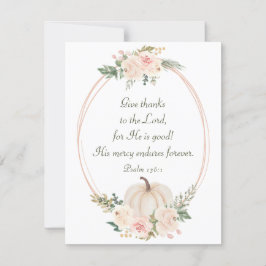 与え感謝してい聖書主への感謝の平野 カード