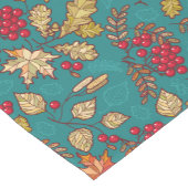 与え感謝してい葉のパターン ショートテーブルランナー (コーナー)