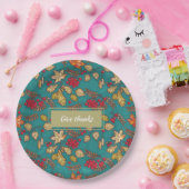 与え感謝してい葉TPP ペーパープレート (パーティー)