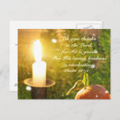 与え感謝してい詩篇107葉書 ポストカード (正面/裏面)