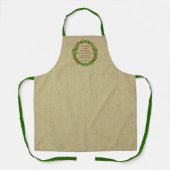 与え感謝してい賛美主の名は善い エプロン (正面)