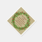 与え感謝してい賛美主は良い – 小さい スタンダードカクテルナプキン (角)