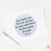 与え感謝してい16:8 ラウンドシール (封筒)