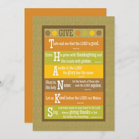 与え感謝してい2面聖なる書物、 経典感謝状カード シーズンカード (正面/裏面)