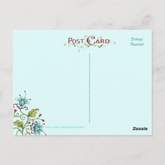 与え感謝してい – はがき (裏面)