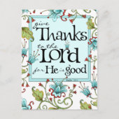 与え感謝してい – はがき (正面)