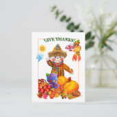 与え感謝してい!～はがき4の子供 ポストカード (スタンド正面)