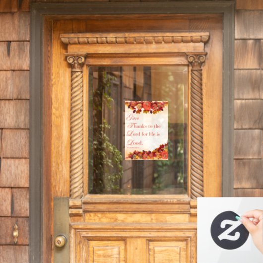 与え感謝してい ウィンドウサイン (ホームデコレーション)