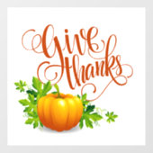 与え感謝してい ウィンドウサイン (シート)