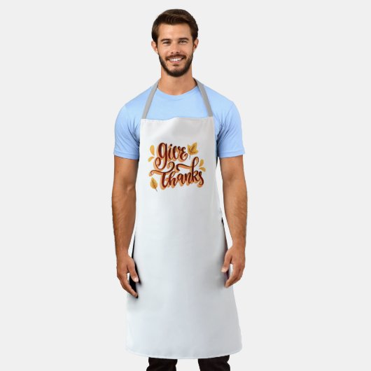 与え感謝してい エプロン (着用した状態)