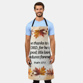 与え感謝してい エプロン (着用した状態)