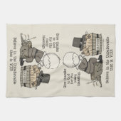 与え感謝してい キッチンタオル (横)