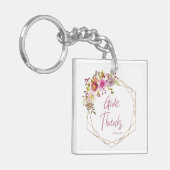 与え感謝してい キーホルダー (正面左)