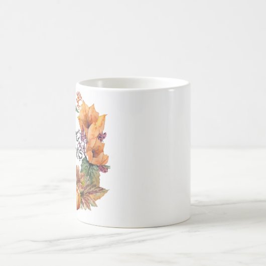 与え感謝してい コーヒーマグカップ (中央)