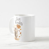 与え感謝してい コーヒーマグカップ (正面左)
