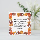 与え感謝してい サンキューカード (スタンド正面)