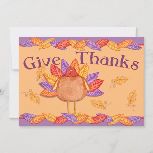 与え感謝してい サンキューカード (正面)