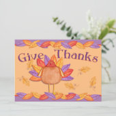 与え感謝してい サンキューカード (スタンド正面)