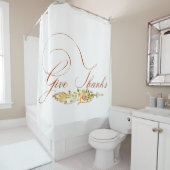 与え感謝してい シャワーカーテン (インサイチュ)