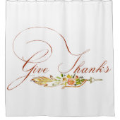 与え感謝してい シャワーカーテン (正面)