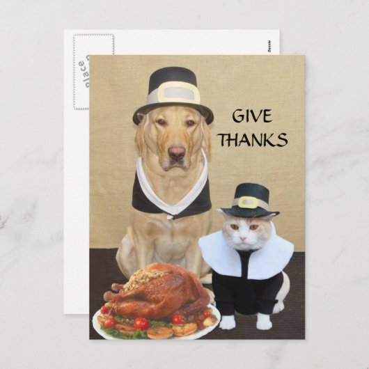 与え感謝してい シーズンポストカード (正面/裏面)