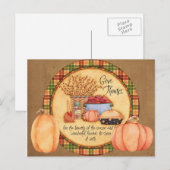 与え感謝してい シーズンポストカード (正面/裏面)