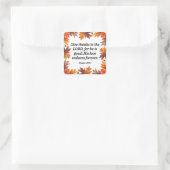 与え感謝してい スクエアシール (バッグ)