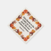 与え感謝してい スタンダードカクテルナプキン (角)