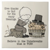 与え感謝してい タイル (正面)