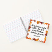 与え感謝してい ノートブック (内部)