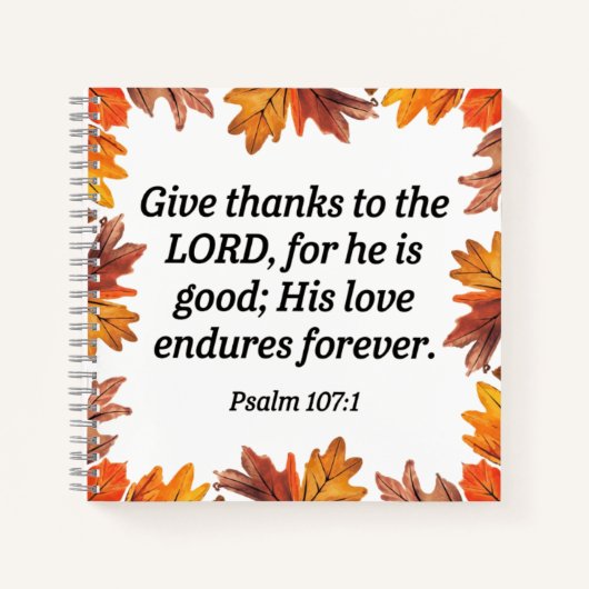 与え感謝してい ノートブック (正面)