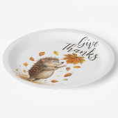 与え感謝してい ペーパープレート (アングル)