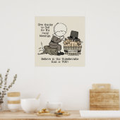 与え感謝してい ポスター (キッチン)