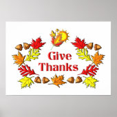 与え感謝してい ポスター (正面)