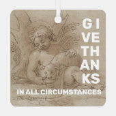 与え感謝してい メタルオーナメント (裏面)