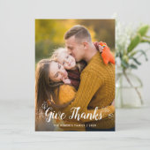 与え感謝してい | 家族の感謝状の写真カード シーズンカード (スタンド正面)