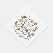 与え感謝してい...感謝祭ファミリーお祝い。 スタンダードランチョンナプキン (角)