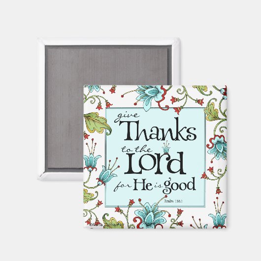 与え感謝してい – 磁石 (正面/裏面)