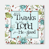 与え感謝してい – 磁石 (正面)