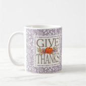 与え感謝してい |秋の収穫 コーヒーマグカップ (左)