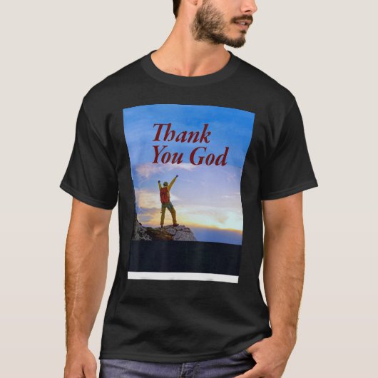 与え感謝してい Tシャツ (正面)