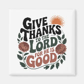 与え感謝していChristian マグネット (正面)