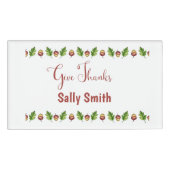 与え感謝していHappy ThanksGiving 名札 (正面)