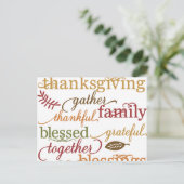 与え感謝していPostcard ポストカード (スタンド正面)