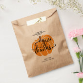 与え感謝していPumpkin フェイバーバッグ (封をした状態)