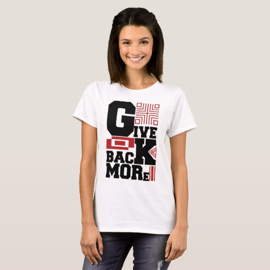 与え戻る Tシャツ (正面フル)