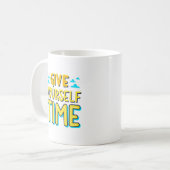 与え時間 コーヒーマグカップ (正面左)