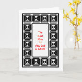 与え母 カード (黄色い花)