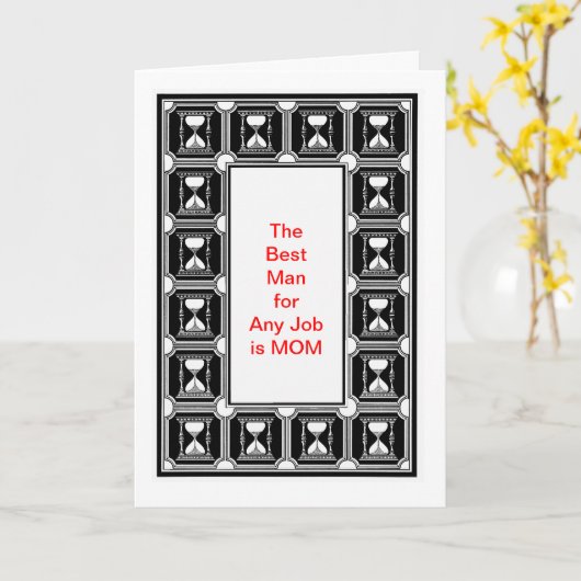 与え母 カード (黄色い花)