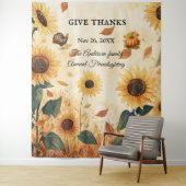 与え水感謝してい色ひまわり写真背景 タペストリー (インサイチュ)
